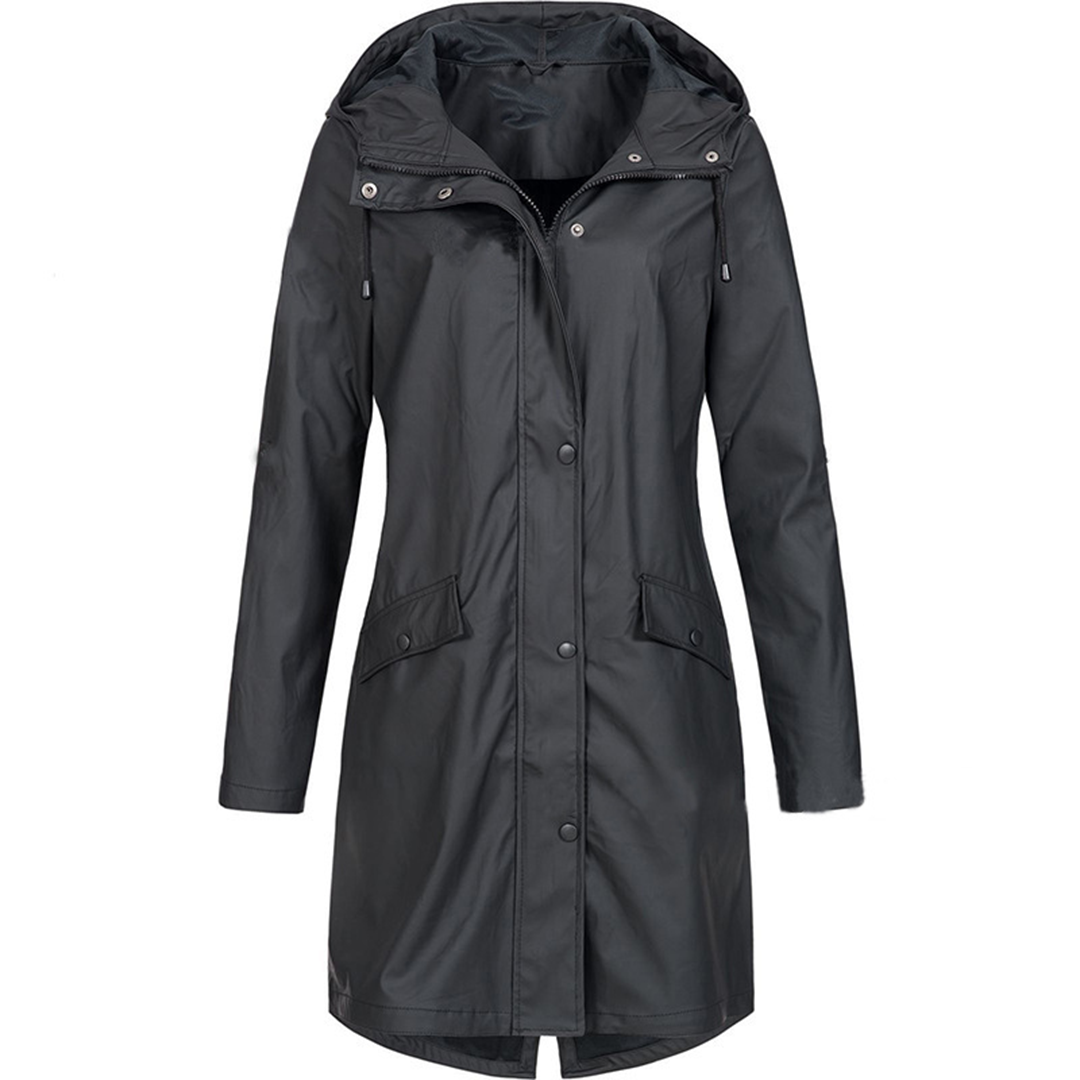 Lorraine - Waterproof Hooded Raincoat for Women Lightweight and Windproof