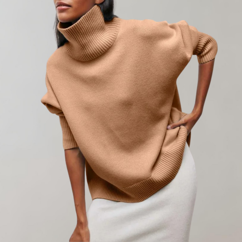 Cleo - Sleeveless High-Neck Sweater for Layering