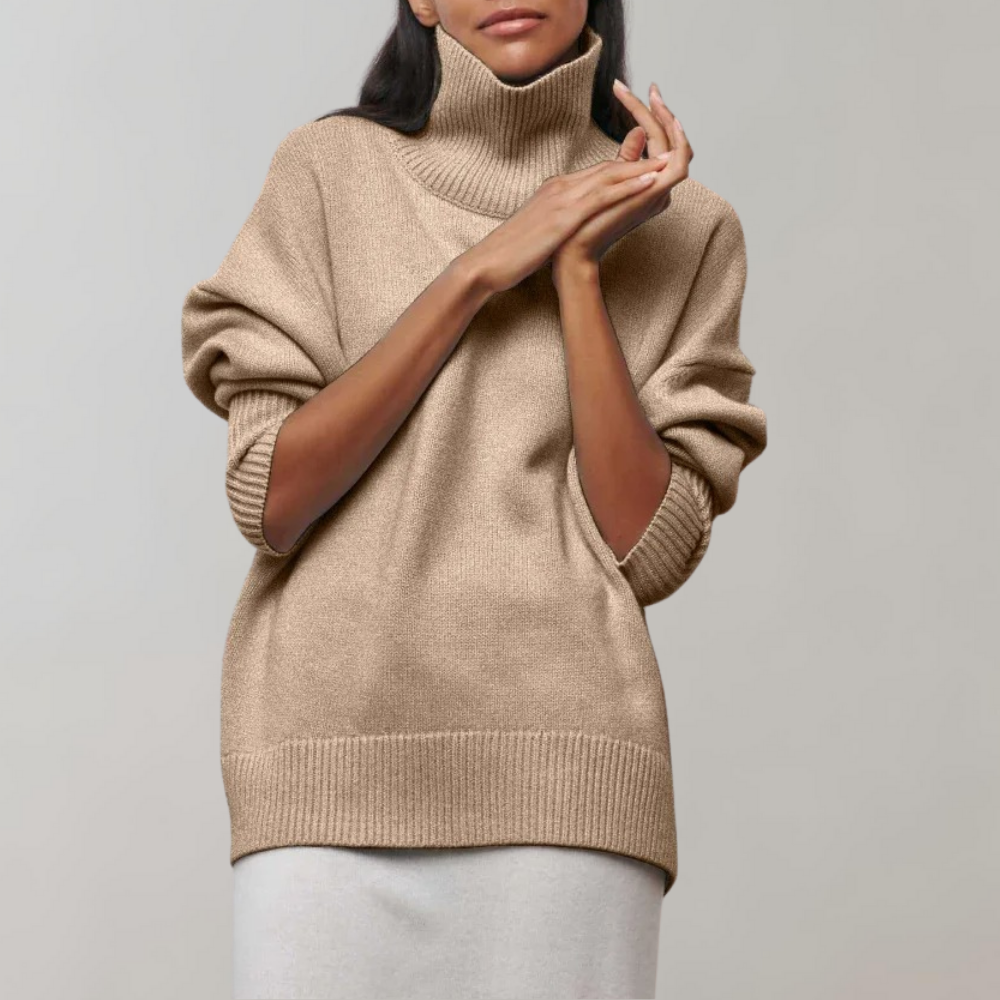 Cleo - Sleeveless High-Neck Sweater for Layering