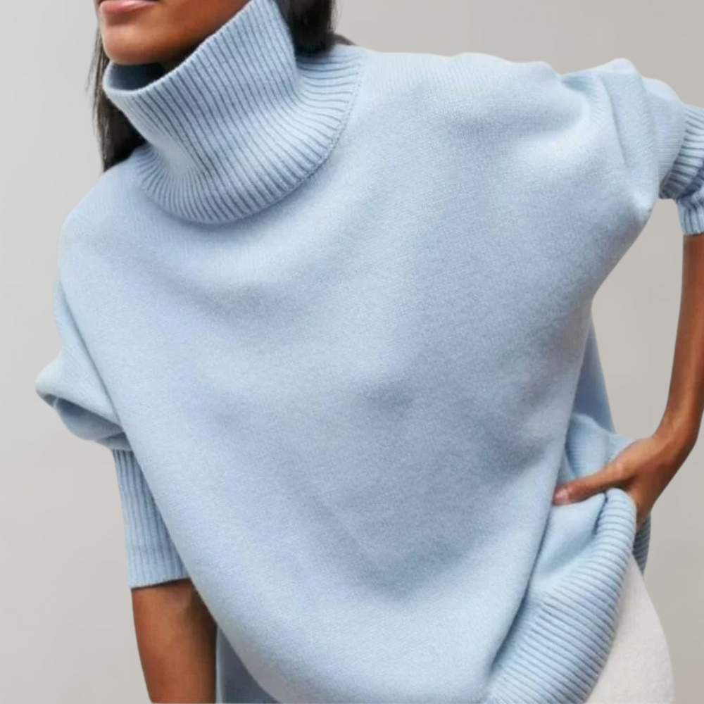 Cleo - Sleeveless High-Neck Sweater for Layering