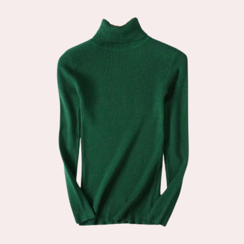 Kahlia - Ribbed Turtleneck Sweater