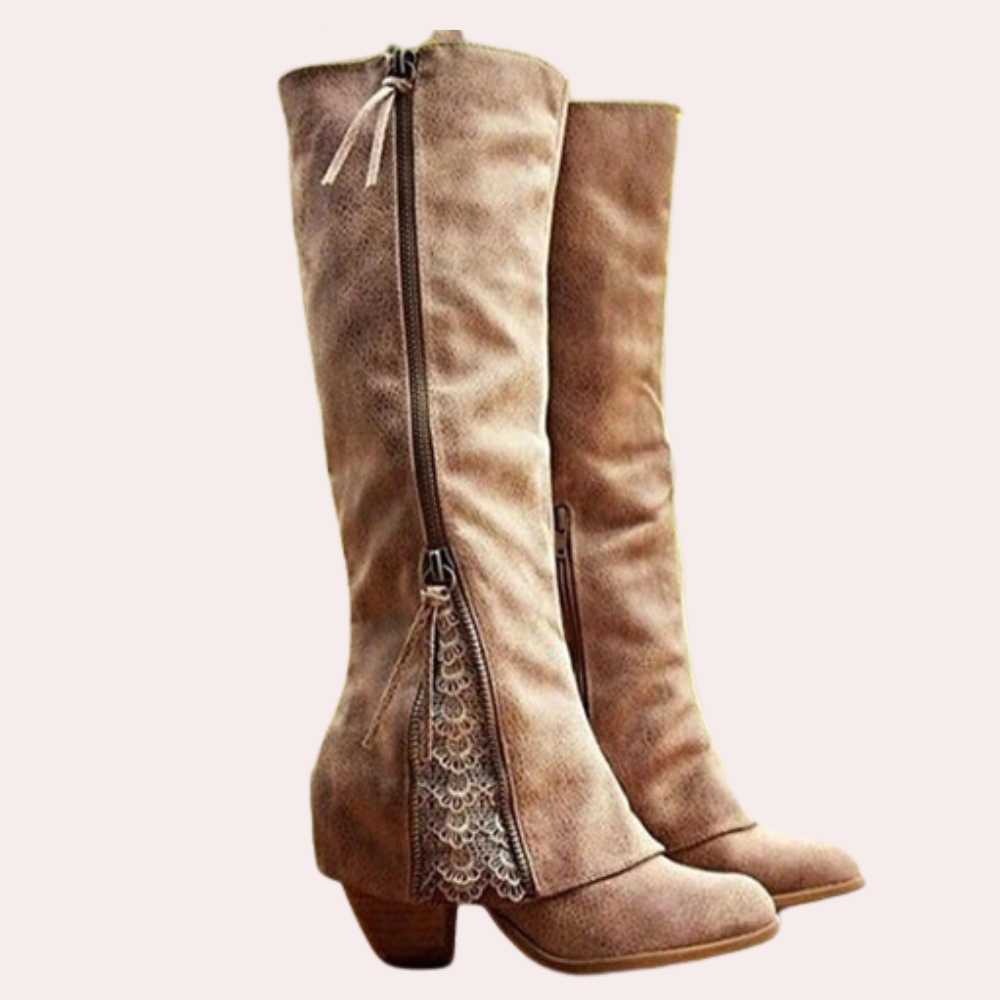 Josephine - Elegant Heeled Boots for a Sophisticated Look