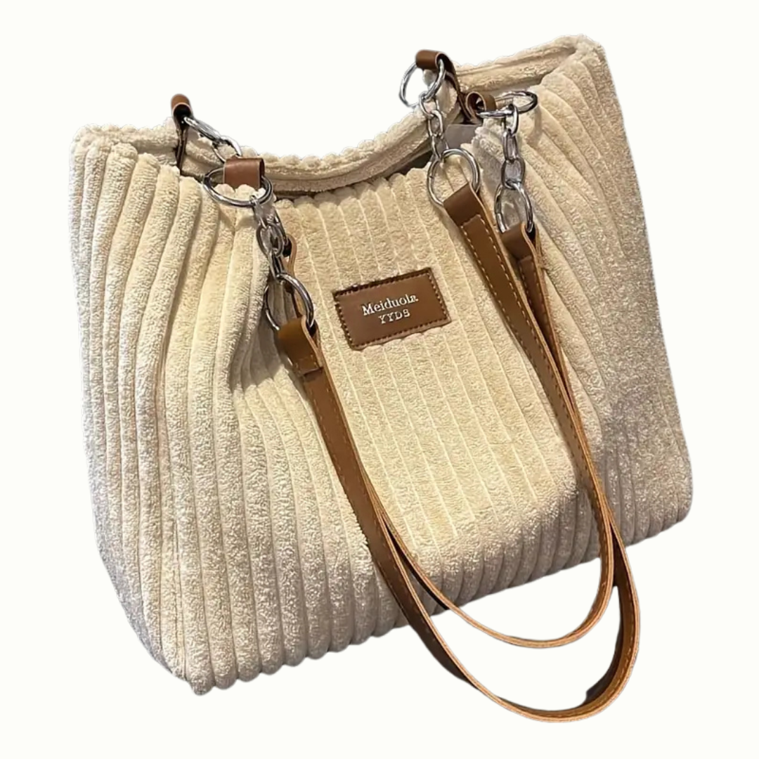 Charlotte - Chic Corduroy Handbag