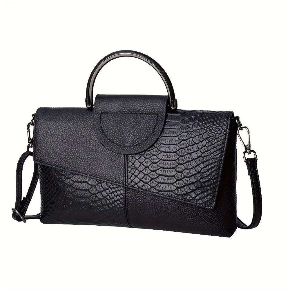 Georgia - Croc-Embossed Luxury Bag