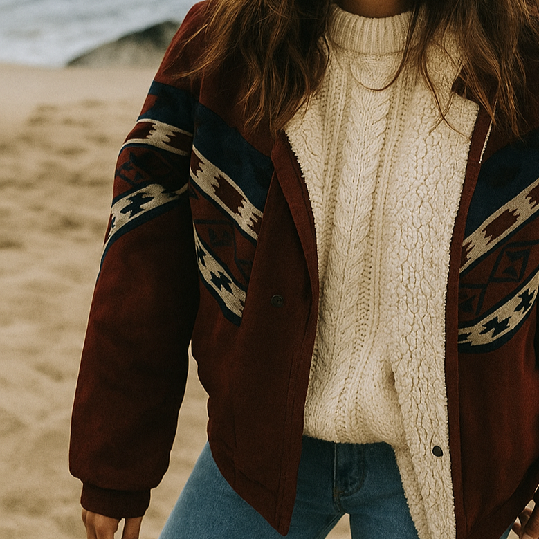 Diana - Warm Retro Plush Winter Coat
