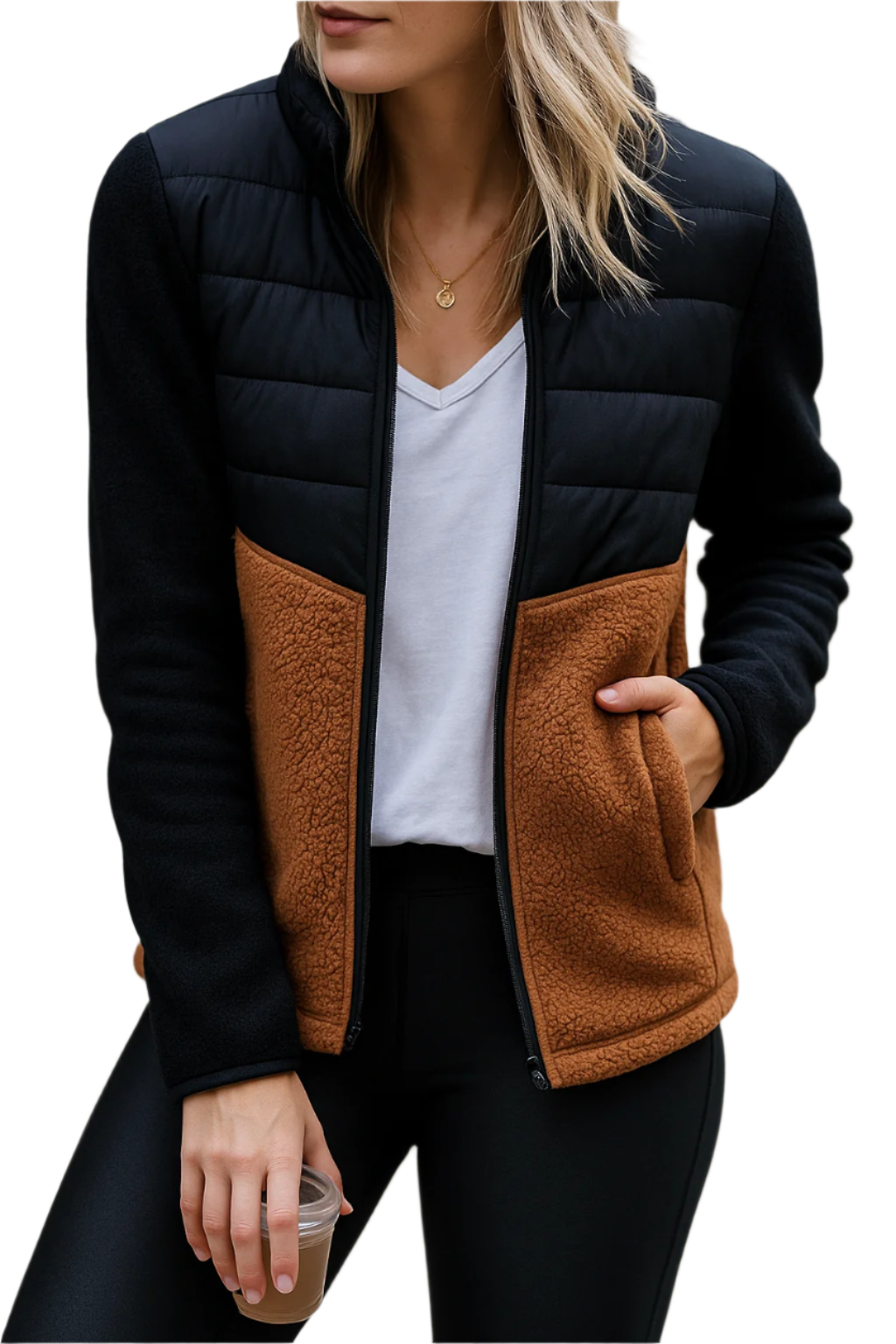 Isla - Puffer Fleece Jacket