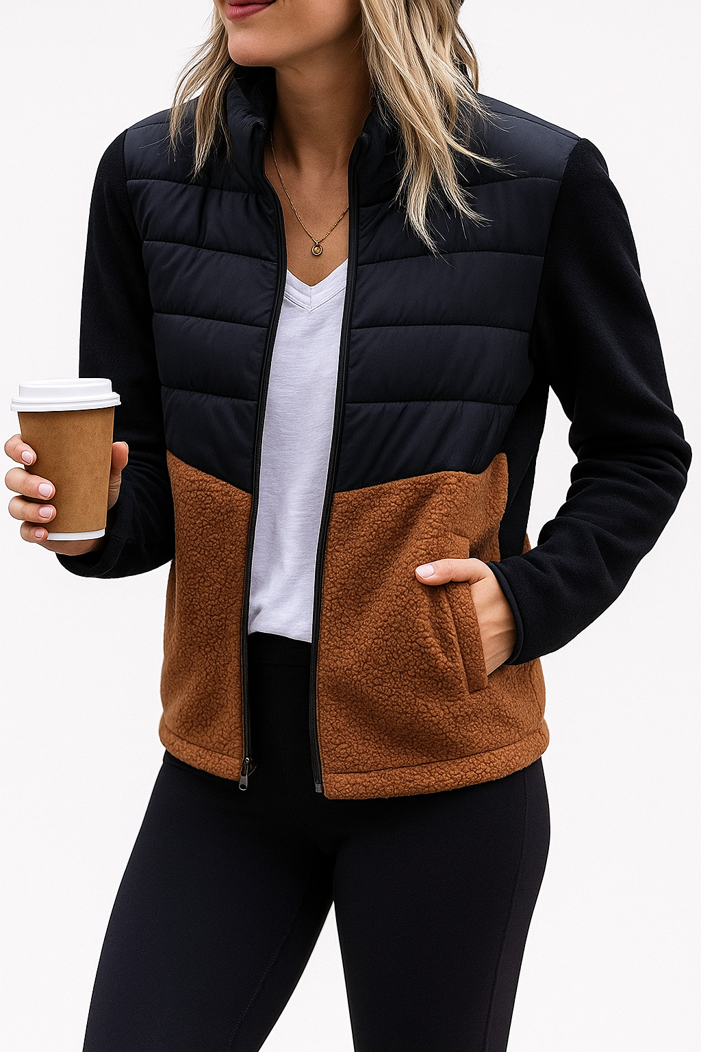 Isla - Puffer Fleece Jacket