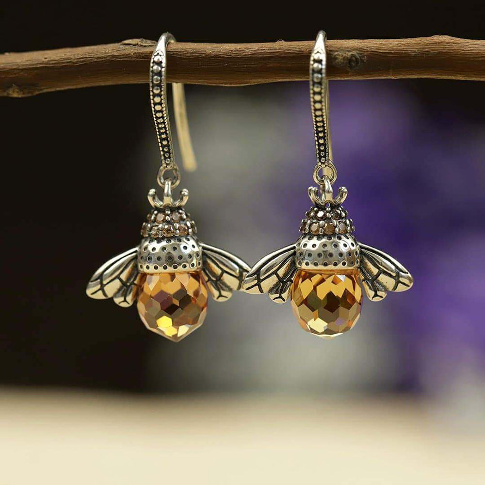 Edith - Dancing Bee Earrings