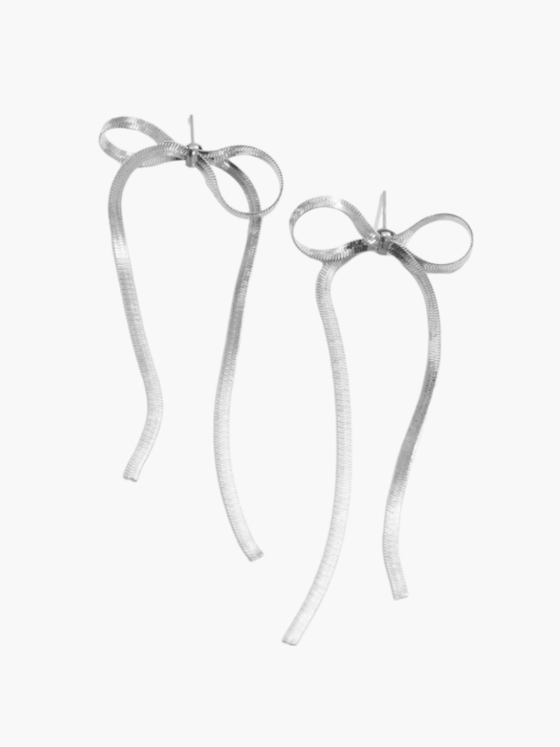 Rowan - Elegant Bow Motif Earrings Timeless and Feminine