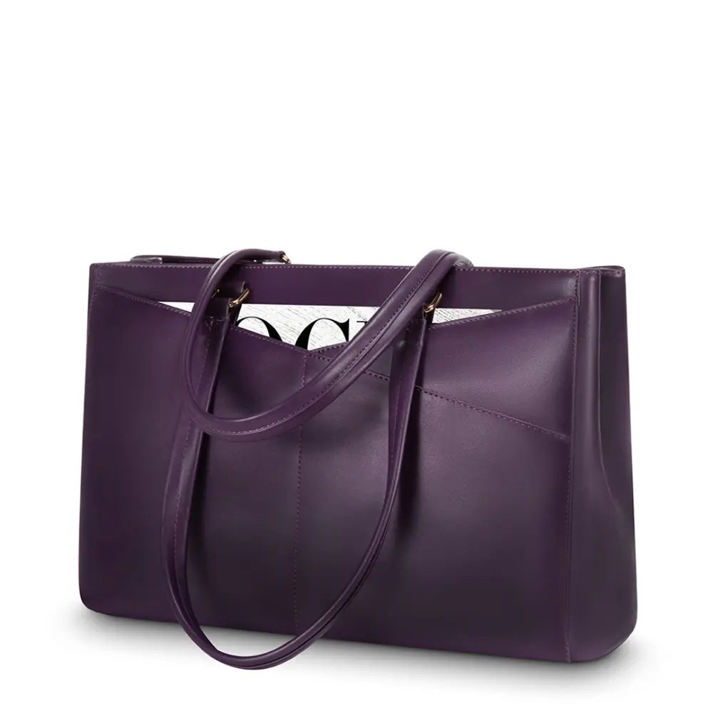 Ariana - Elegant Purple Laptop Tote for Women