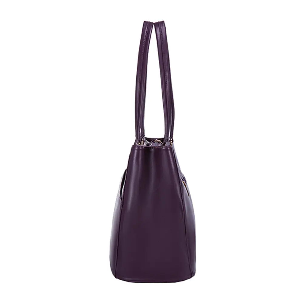 Ariana - Elegant Purple Laptop Tote for Women