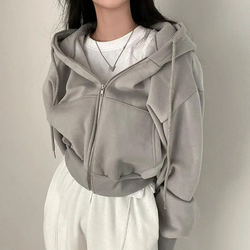 Dulcie - Oversized Zip-Up Hoodie