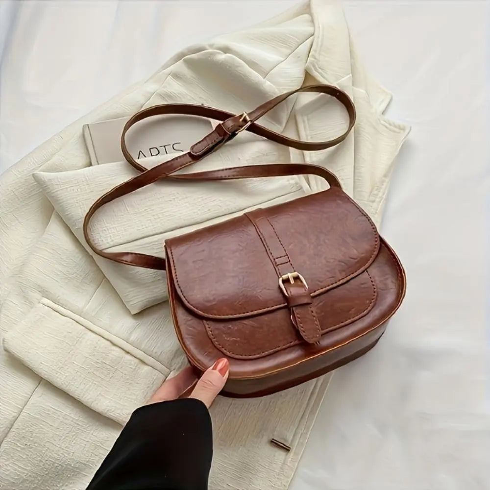 Yara - Classic Saddle Crossbody Bag