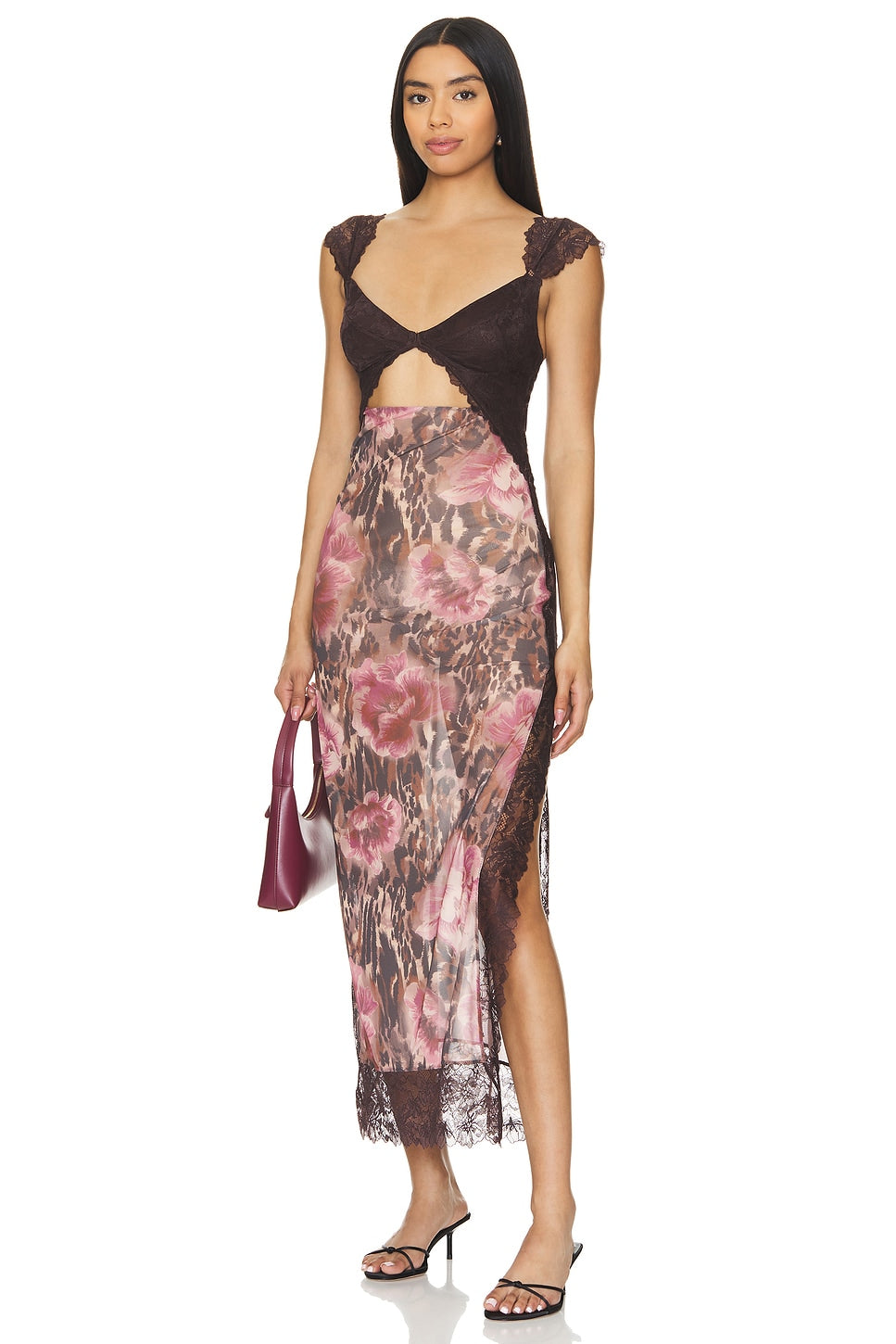 Jovie - Floral Sheath Feminine Dress