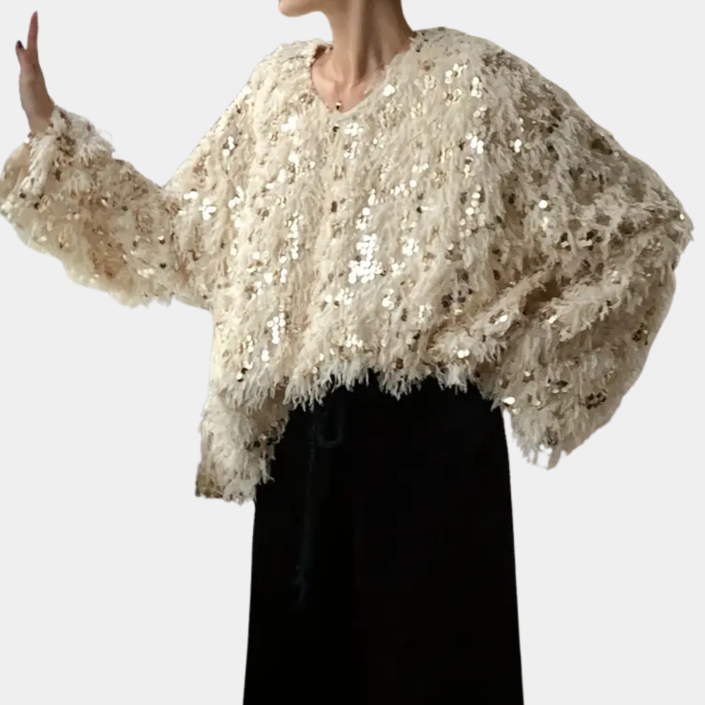 Faye - Sequin Embellished Sweater Glamorous and Cozy for Any Occasion