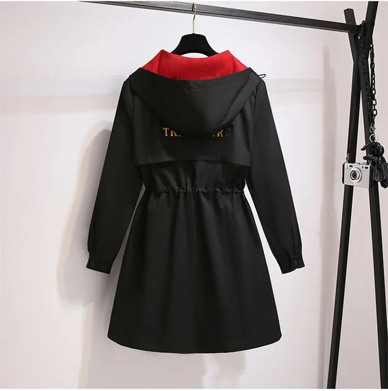 Kallie - Oversized Hooded Windbreaker Jacket