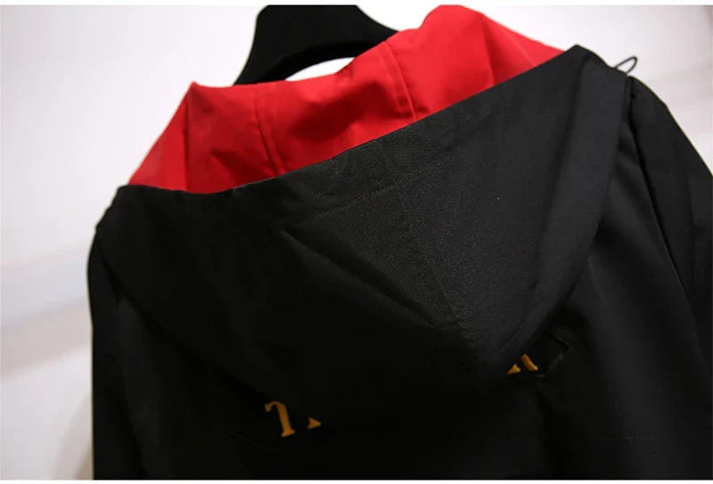 Kallie - Oversized Hooded Windbreaker Jacket