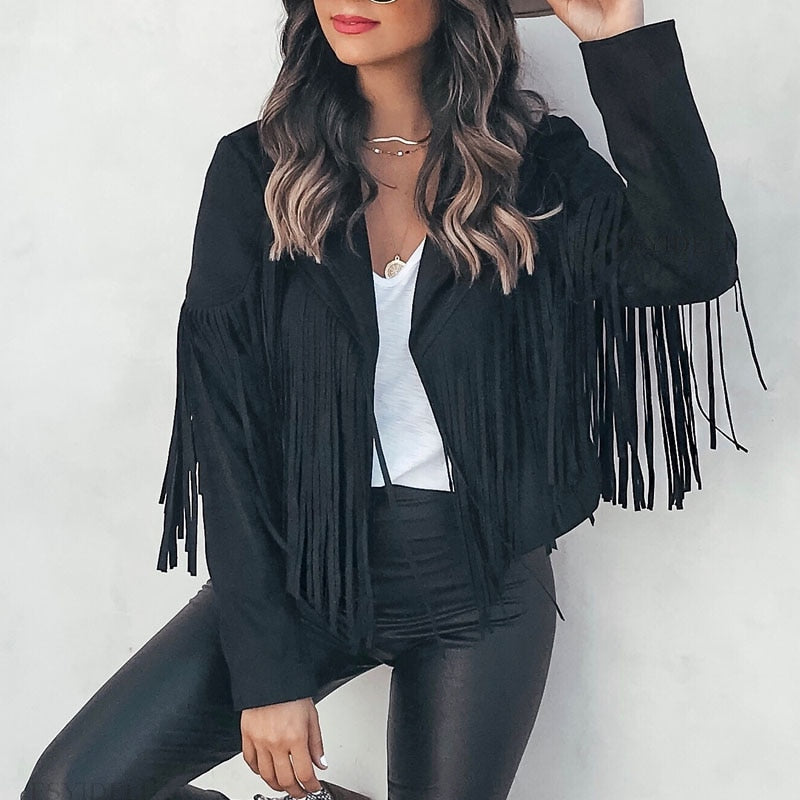 Selene - Fringed Fashion Jacket