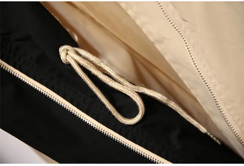 Kallie - Oversized Hooded Windbreaker Jacket