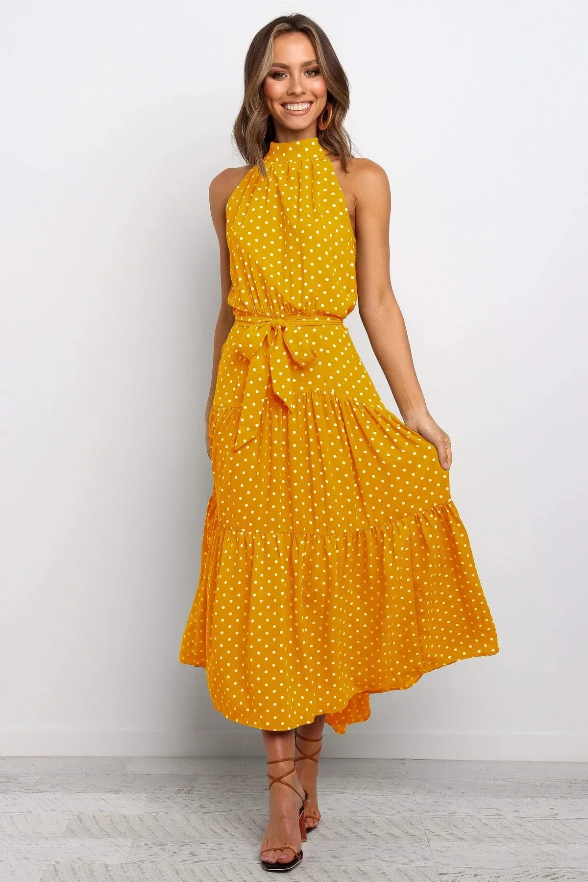 Evelyn - Polka Dot Summer Dress