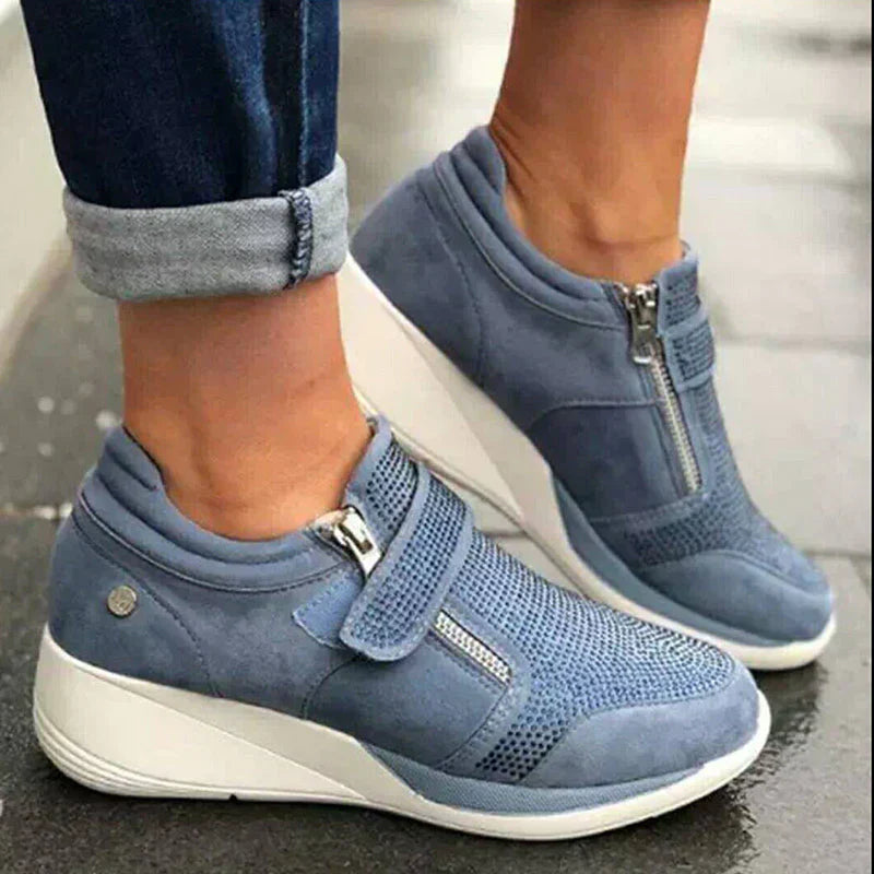 Katia - Elevated Wedge Sneakers