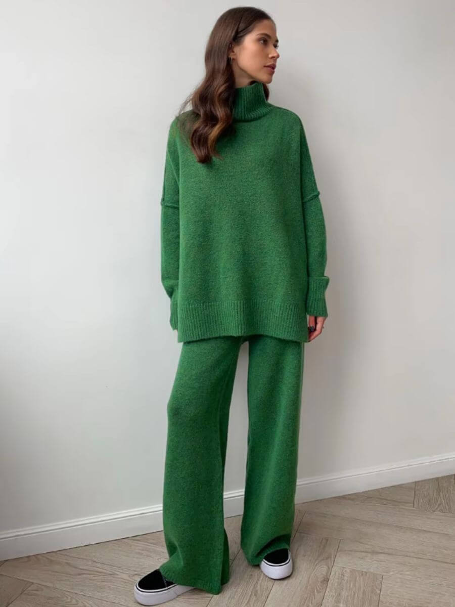 Faith - Comfy Oversized Turtleneck Set