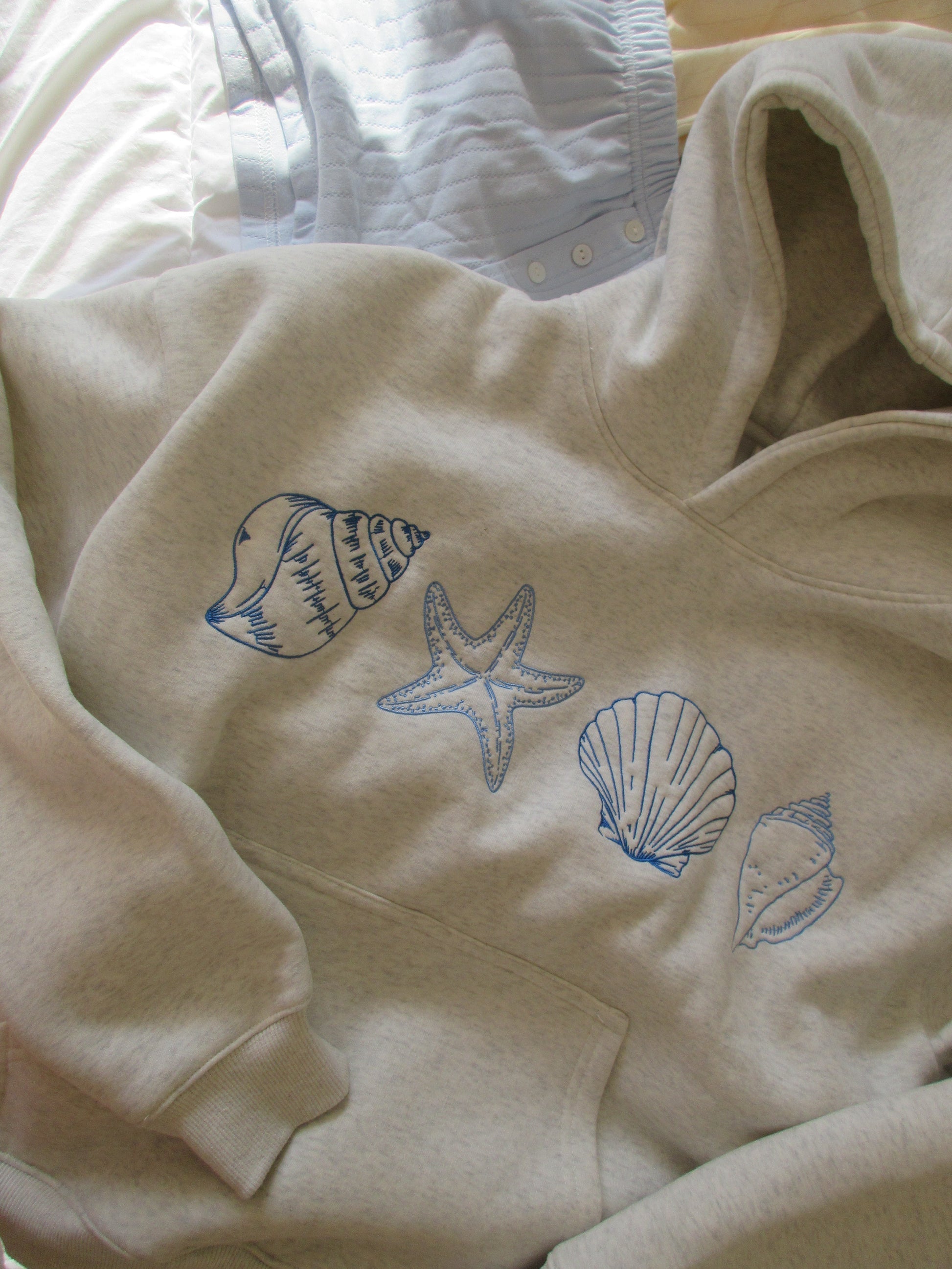 Livia - Seashell Print Hoodie