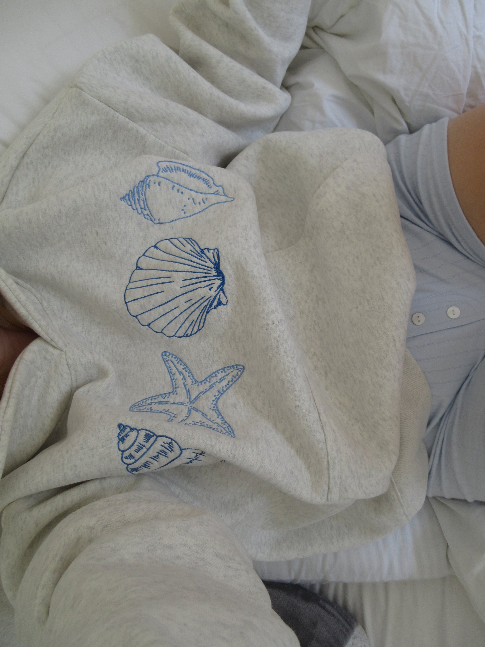 Livia - Seashell Print Hoodie