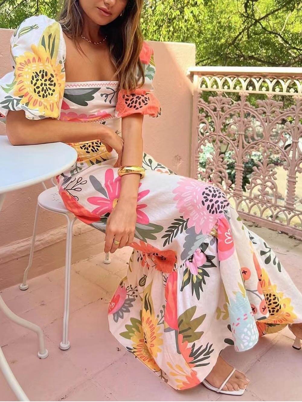 Mina - Women Blossom Breeze Summer Dress