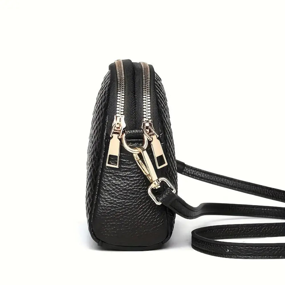 Ashley - Croc-Pattern Mini Crossbody Bag