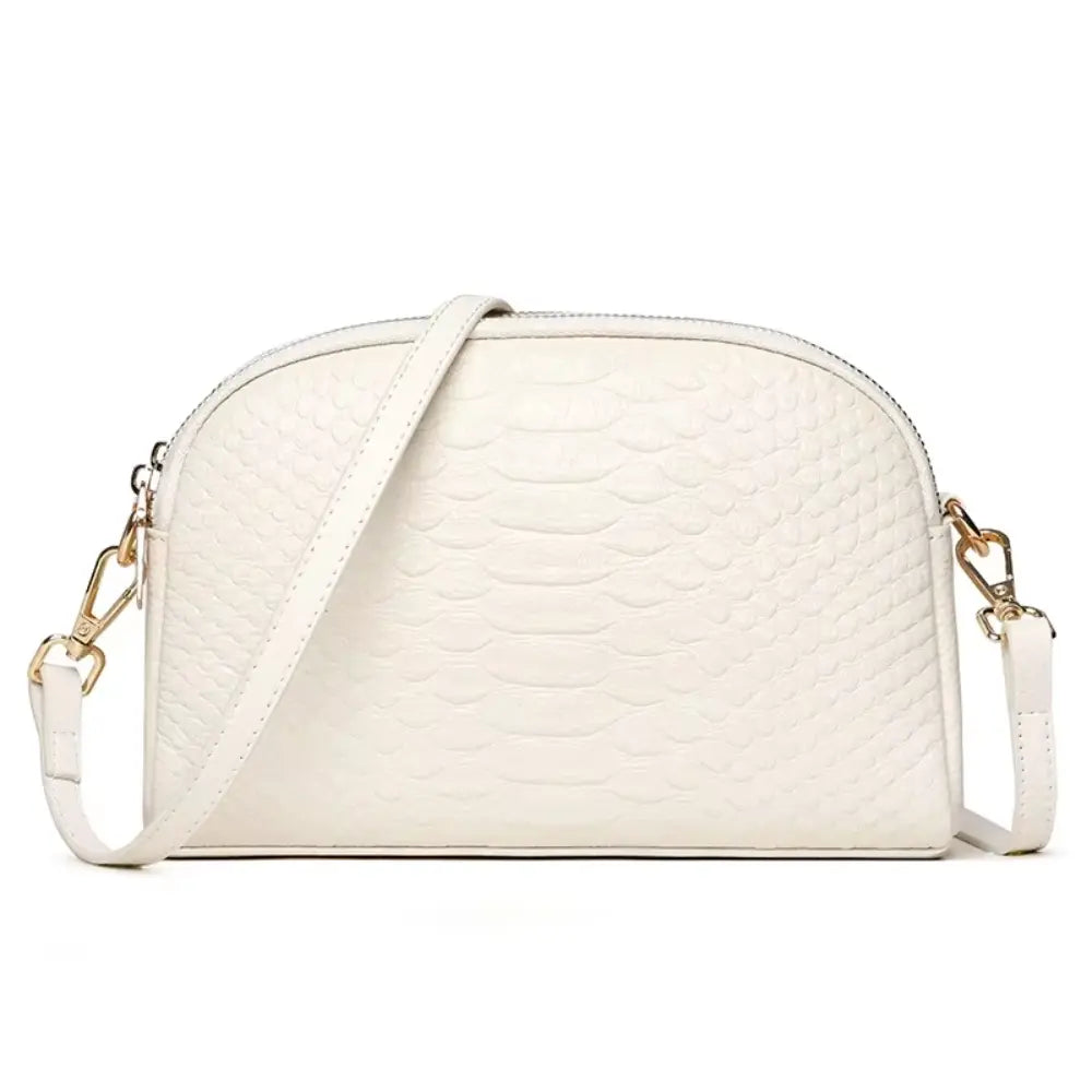 Ashley - Croc-Pattern Mini Crossbody Bag