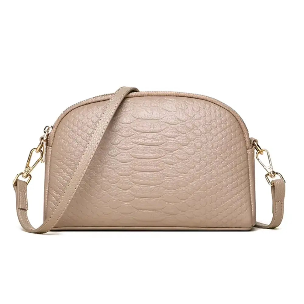 Ashley - Croc-Pattern Mini Crossbody Bag