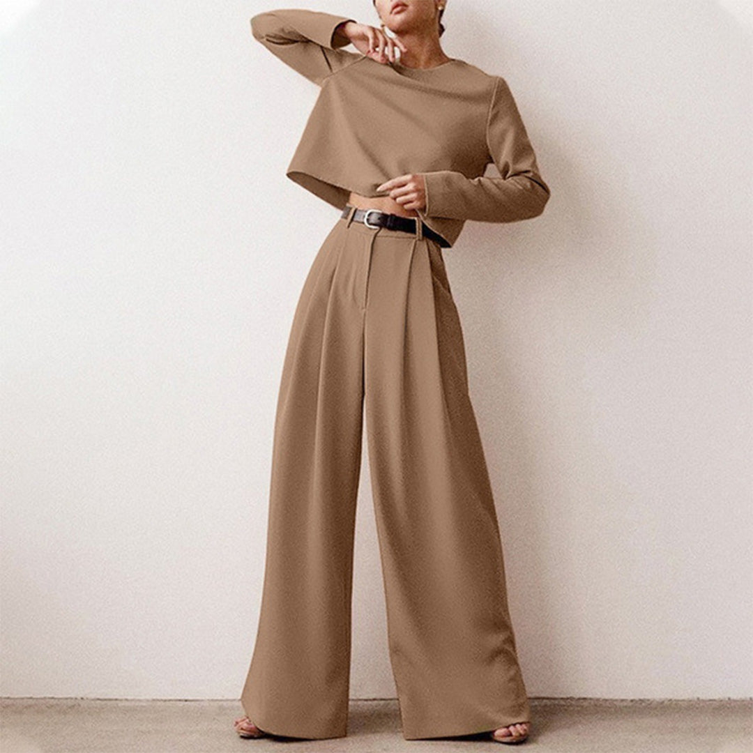 Heidi - Sophisticated Palazzo Pants Set for Women