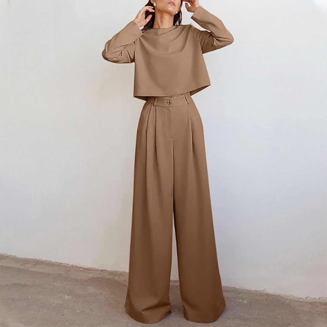 Heidi - Sophisticated Palazzo Pants Set for Women