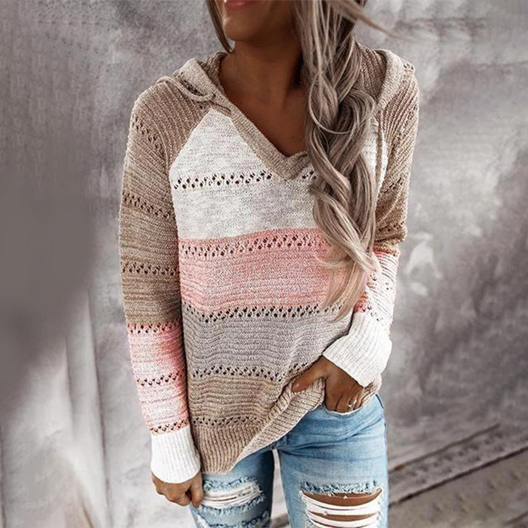 Rose - Casual V-Neck Sweater for Everyday Comfort