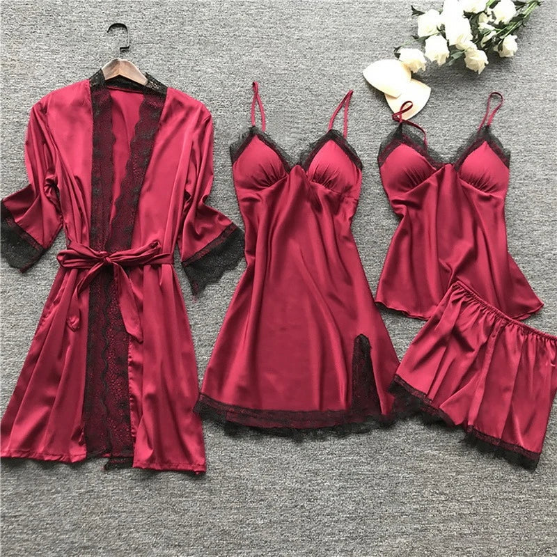 Millie - Elegant Satin Sleepwear Set for Women