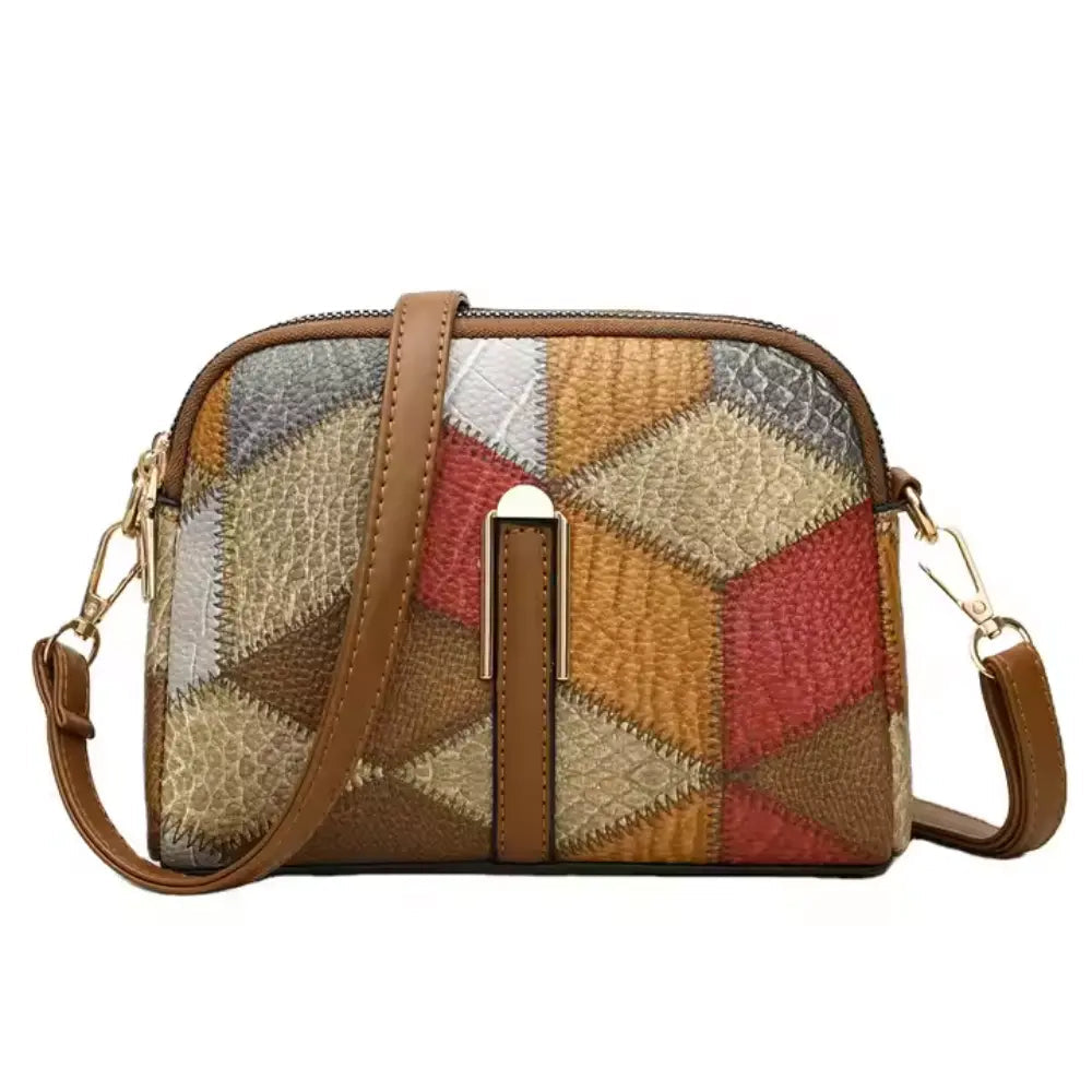 Sienna - Color Block Patchwork Mini Crossbody Bag for Women