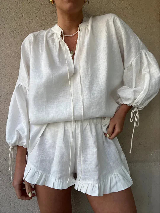 Carmen - Serene Ruffle Lounge Set