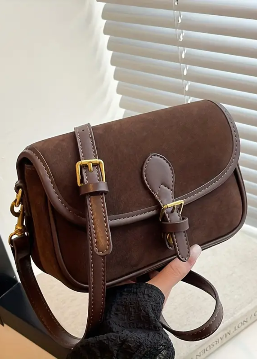 Lyra - Suede Crossbody PM