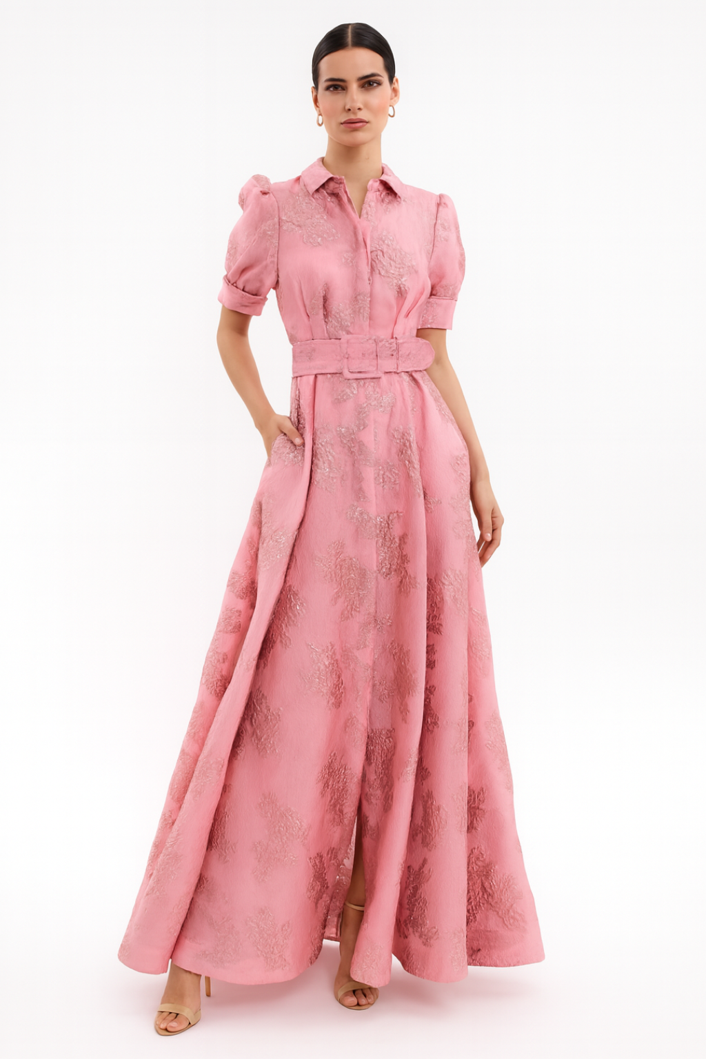 Madeline - Short Puff Sleeves Dress