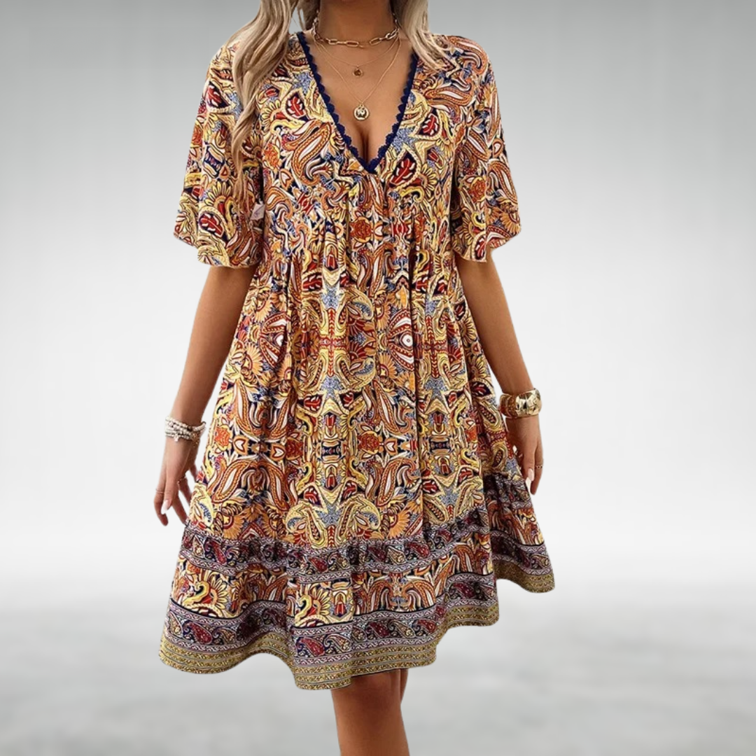 Rosie - Boho Swing Dress for Women