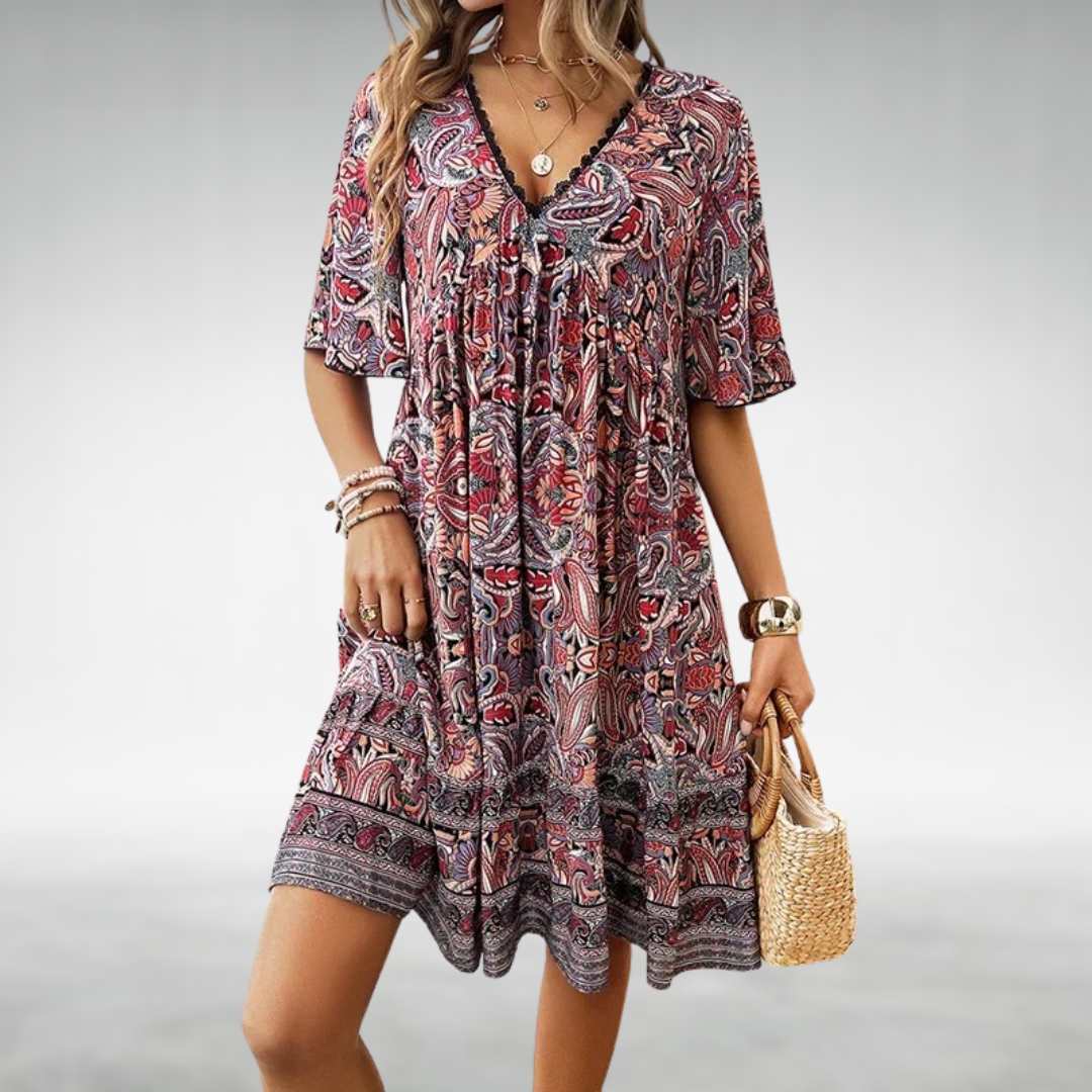 Rosie - Boho Swing Dress for Women