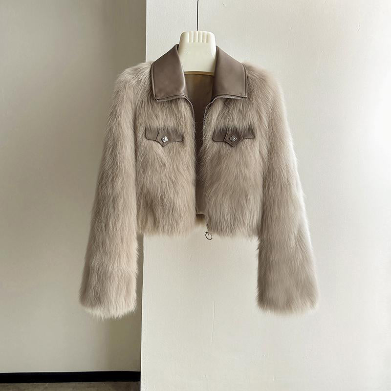 Davina - Fluffy Fur Short Jacket