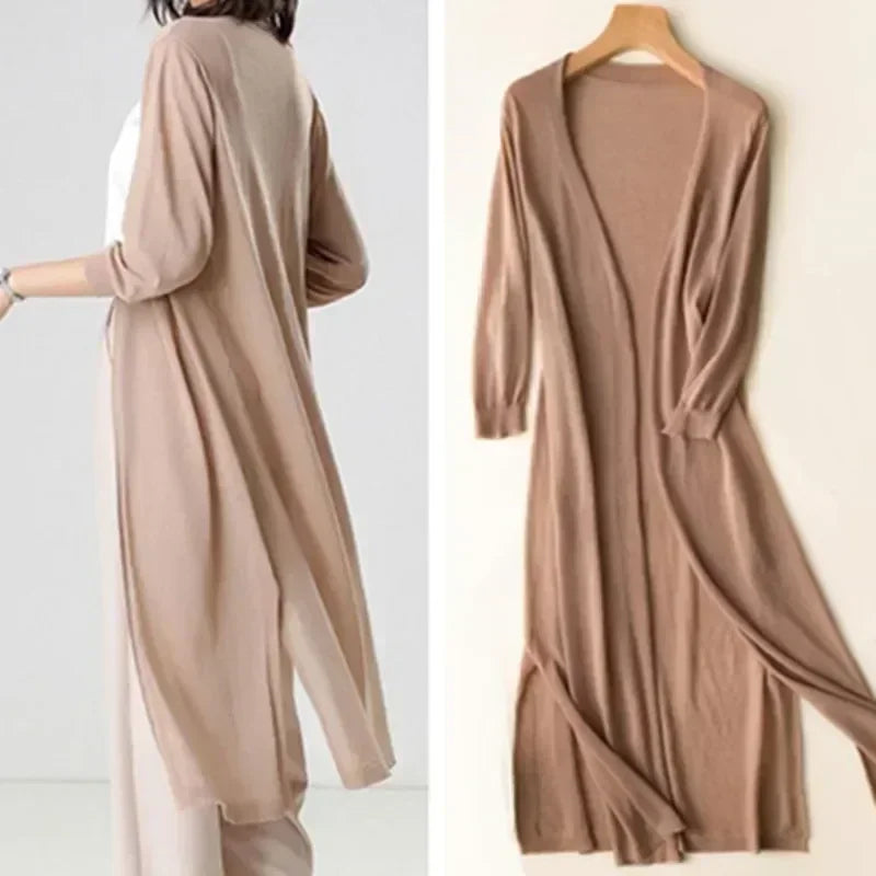 Rosaline - Lightweight Long Cardigan