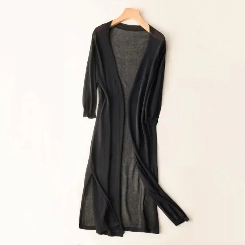 Rosaline - Lightweight Long Cardigan