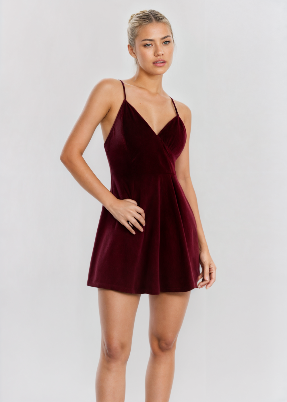 Nina - Velvet Mini Dress