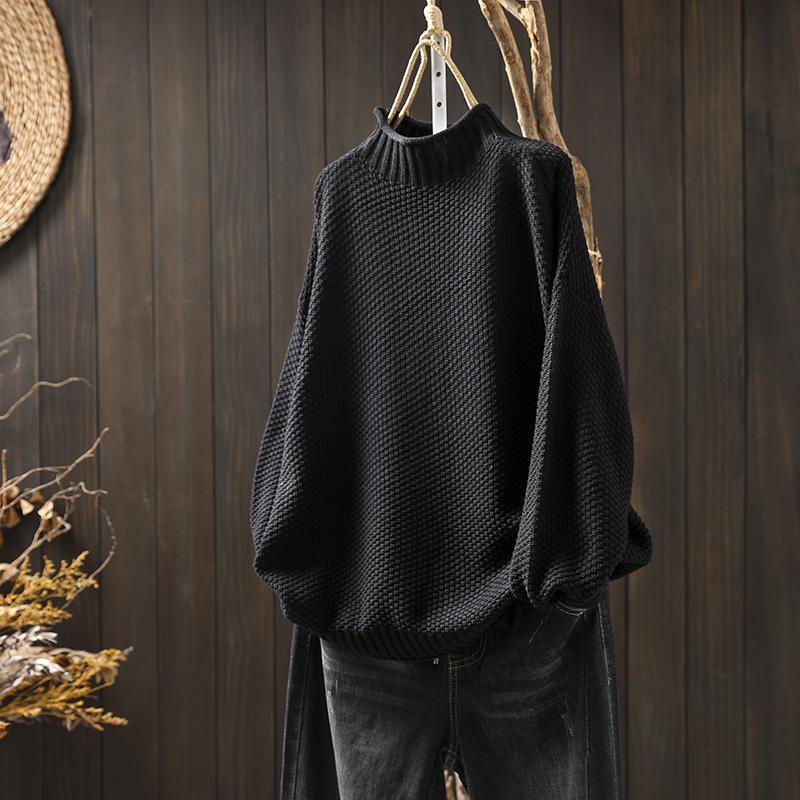 Beth - Oversized Waffle Knit Sweater