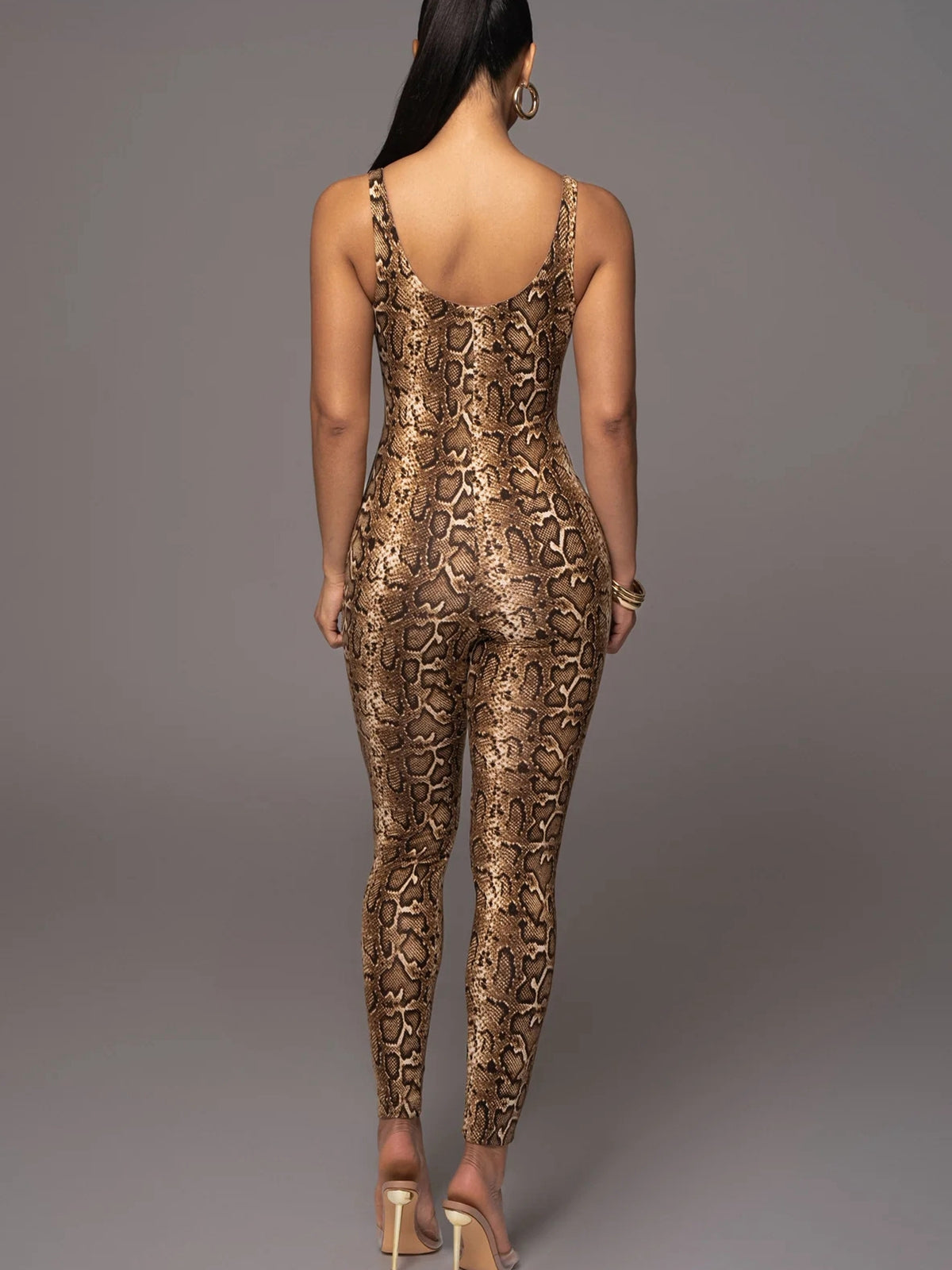 Aerin - Stylish Leopard Print Jumpsuit