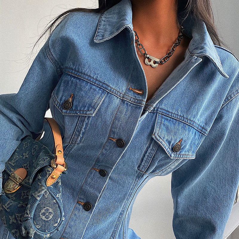 Malina - Women's Oversized Denim Jacket