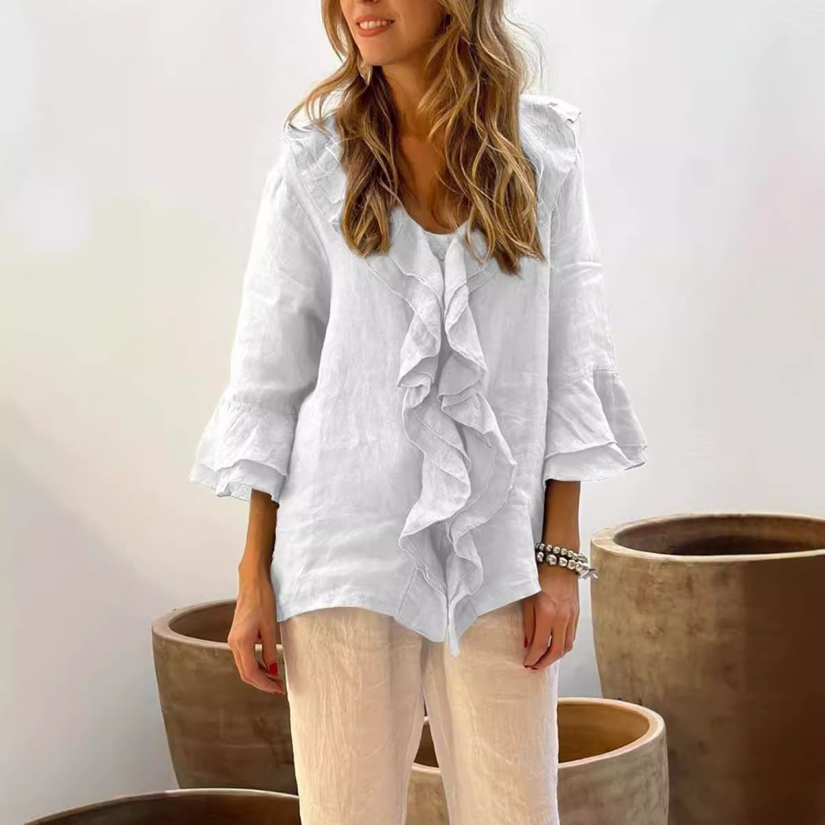 Mallee - Stylish Ruffled Blouse